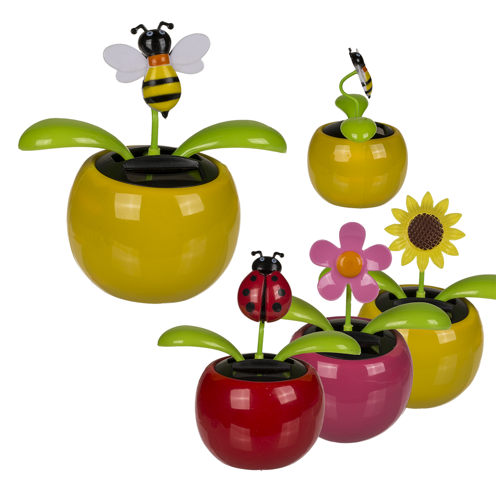 Solar Wackelfigur Blume, Biene oder Käfer - Piercingstube : Piercingstube